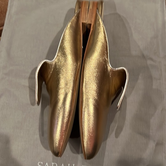 Sarah Flint Andrea Slide Gold 8 38 - Picture 6 of 7